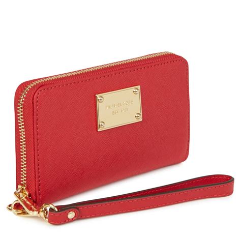 michael kors red saffiano wallet|Michael Kors continental wallet outlet.